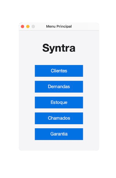 Syntra ERP — Menu Principal
